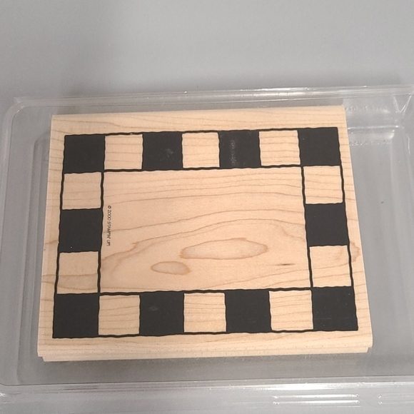 STAMPIN Up Bold Check Frame 6" x 5" Retired - Picture 1 of 5